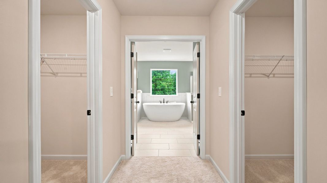 Representative furnished interior of a home built from the Rosemary II by DRB Homes in Everson, Snellville (Image 26).