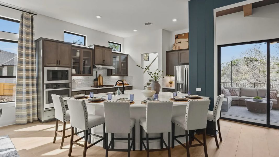Furnished interior view inside a new home in Newhaven, Manor (Image 8).
