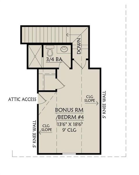 Need more space?  Ask about adding a bonus room!