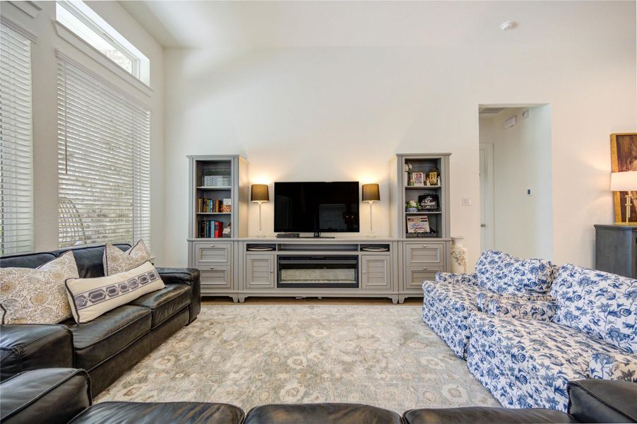 Spacious and welcoming, this living area offers the perfect place to relax at the end of the day. Spacious and welcoming, this living area offers the perfect place to relax at the end of the day.