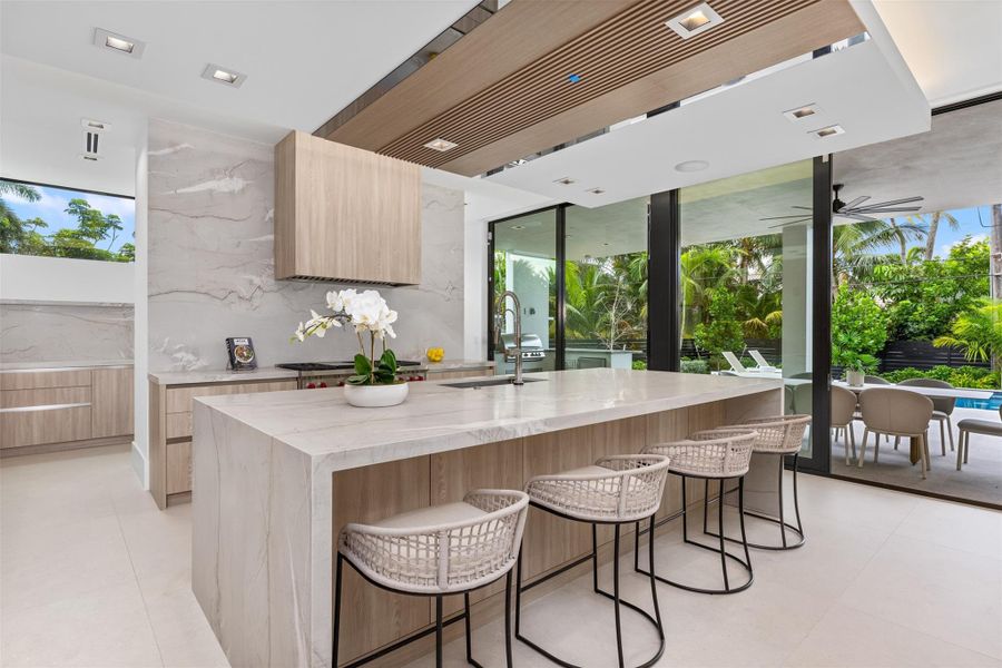 Furnished interior view inside a new home in , Fort Lauderdale (Image 8).