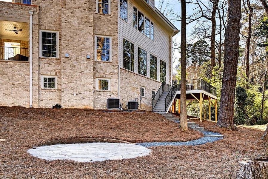 Exterior details and patio area of a home in , Atlanta (Image 26).
