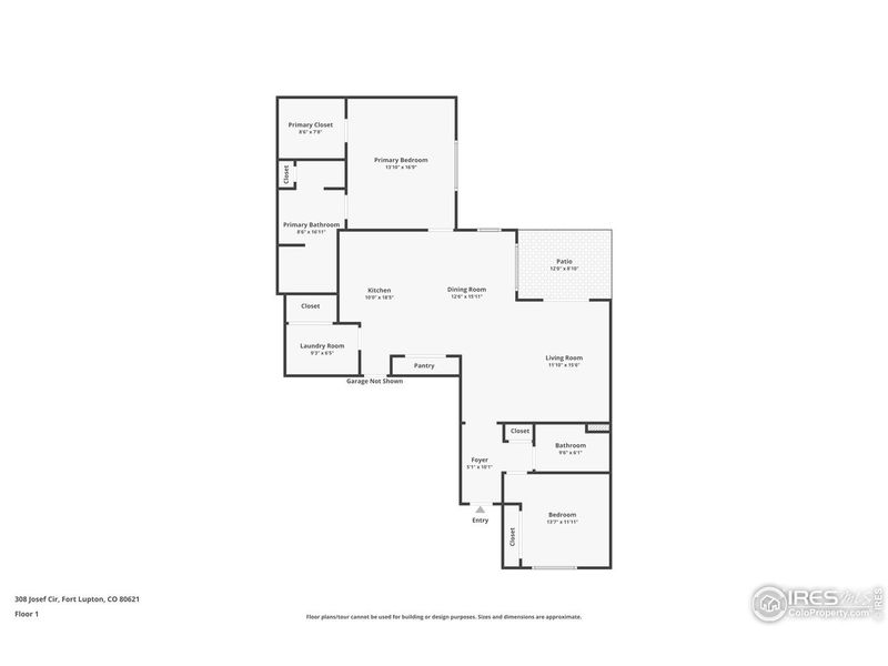 2D floor plan layout of this home in , Fort Lupton, CO (Image 4).