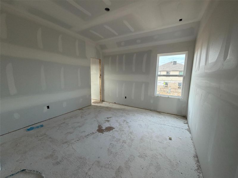 Actual progress of your home.