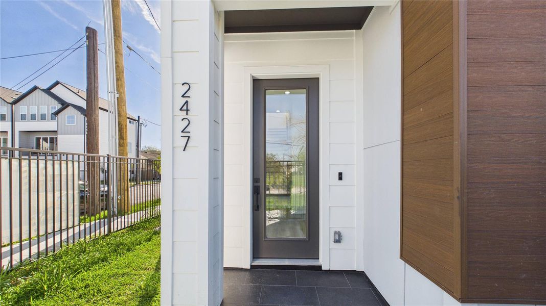 Exterior details and patio area of a home in , Houston (Image 29). Exterior details and patio area of a home in , Houston (Image 29).