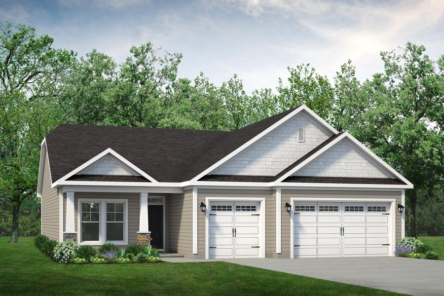 Representative exterior photo of a completed home built from the The Wave Crest by Chesapeake Homes in Coastal Club of the Carolinas, Calabash, NC (Image 21).