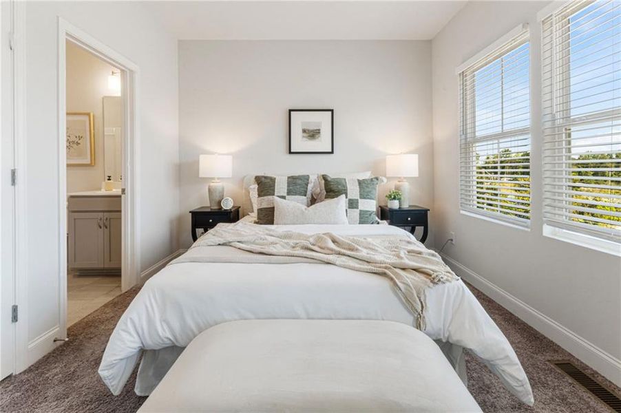 Furnished interior view inside a new home in , Atlanta (Image 5).