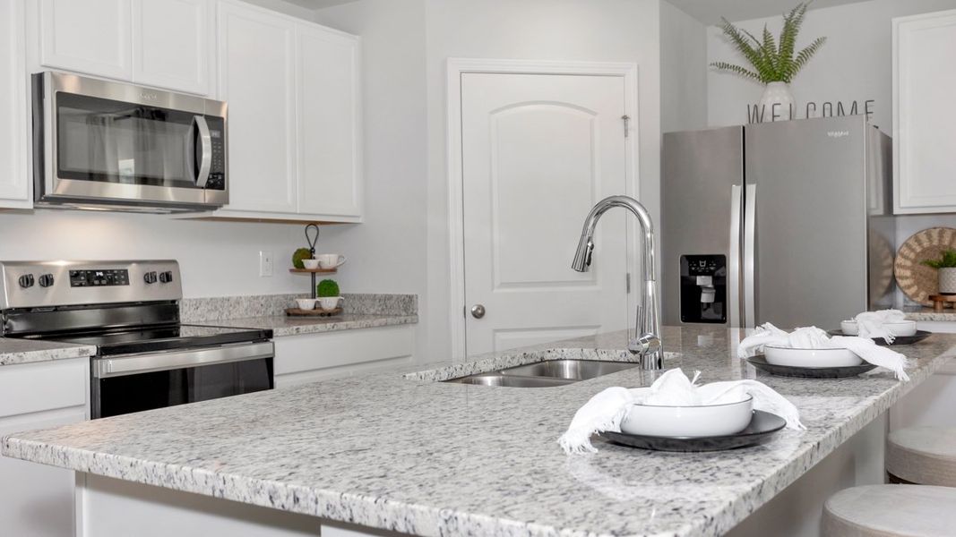 Representative furnished interior of a home built from the Lakeside by D.R. Horton in Bailey Park, Fayetteville (Image 12).