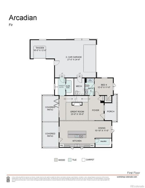 2D floor plan layout of this home in , Golden, CO (Image 5).