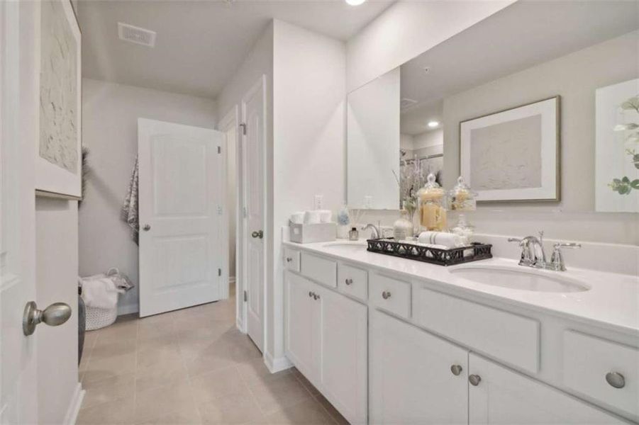 Furnished interior view inside a new home in Overlook at Peachtree Corners, Peachtree Corners (Image 21).