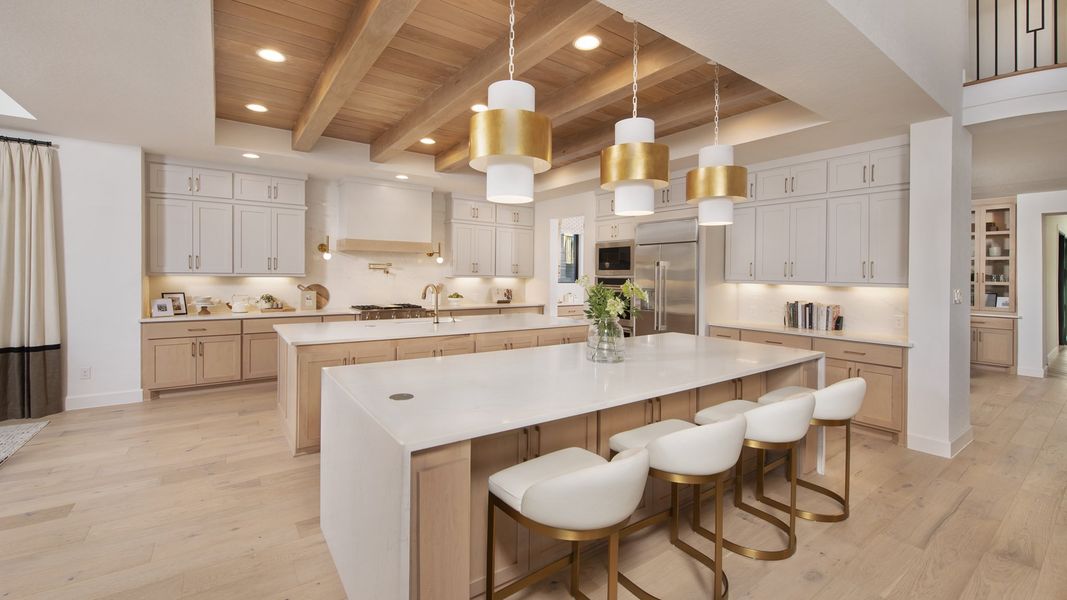 Representative furnished interior of a home built from the 4994W by Perry Homes in Santa Rita Ranch Tierra Rosa, Liberty Hill (Image 5).