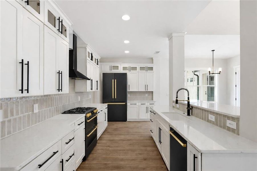 Furnished interior view inside a new home in , Dawsonville (Image 8).