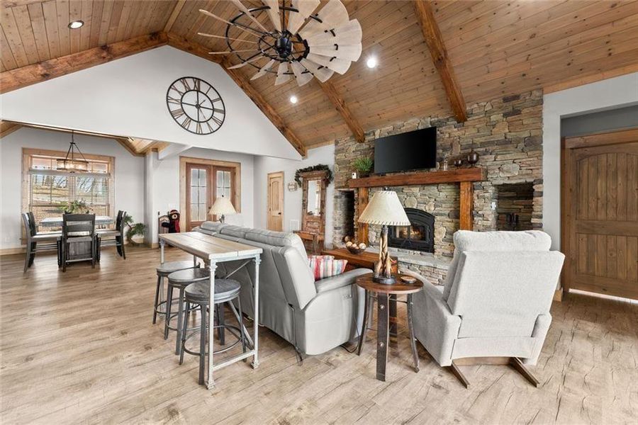 Furnished interior view inside a new home in , Cleveland (Image 9).