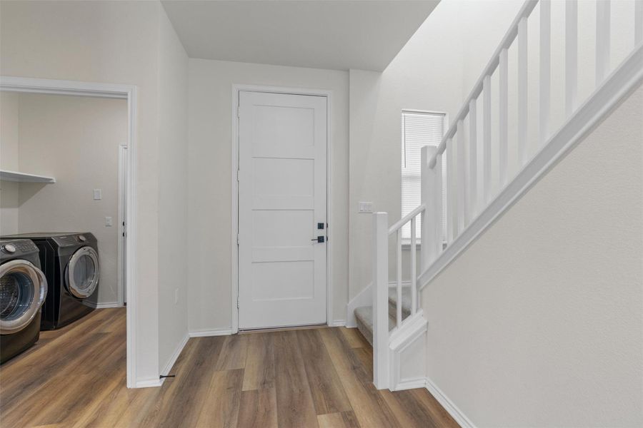 Spacious, unfurnished interior of a new home in , Manor (Image 23).