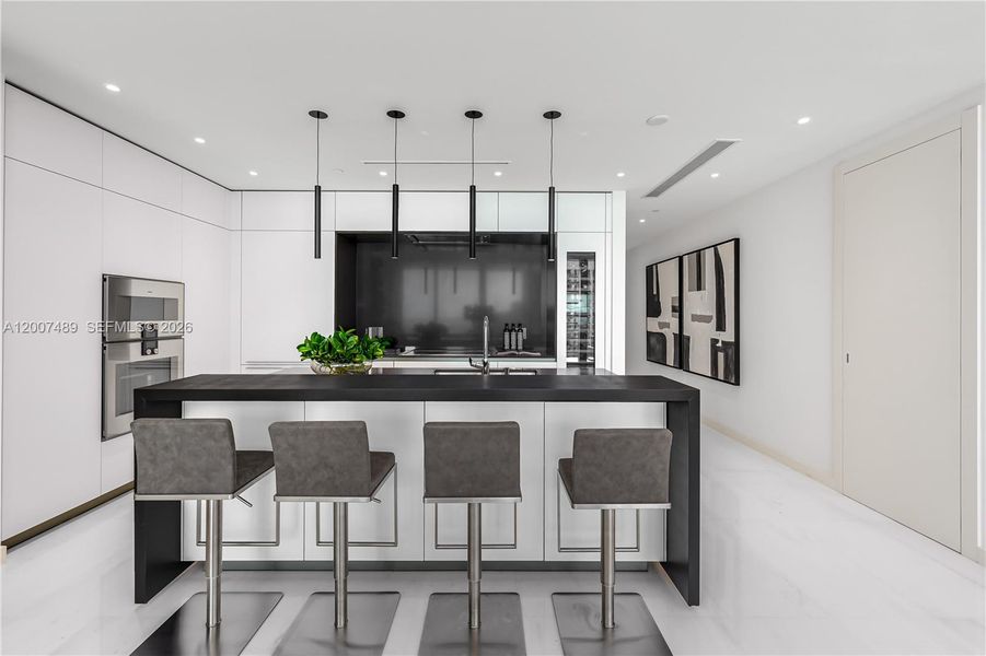 Furnished interior view inside a new home in , Miami (Image 17). Furnished interior view inside a new home in , Miami (Image 17).