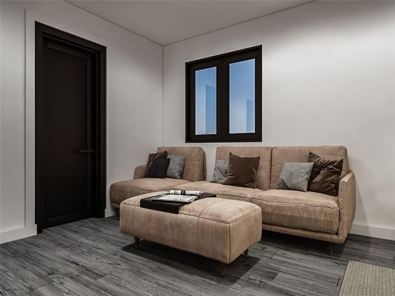 Furnished interior view inside a new home in , Atlanta (Image 17).