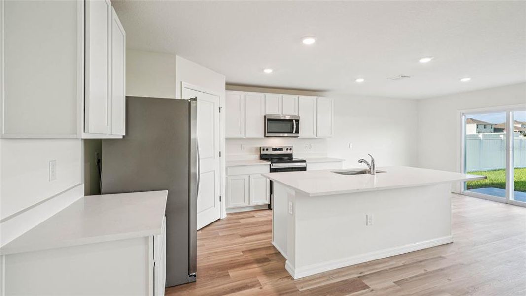 Furnished interior view inside a new home in Briarwood, Alachua (Image 4).