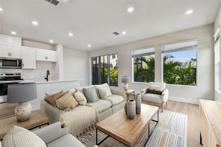 Furnished interior view inside a new home in North River Ranch – Townhomes, Parrish (Image 20).