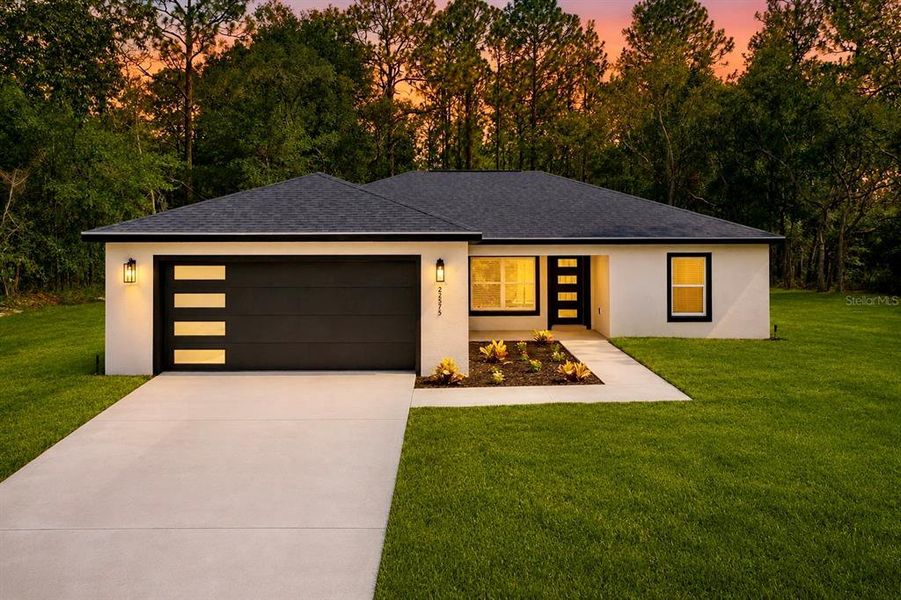 Front exterior of a new home in , Dunnellon, FL, highlighting curb appeal (Image 28).