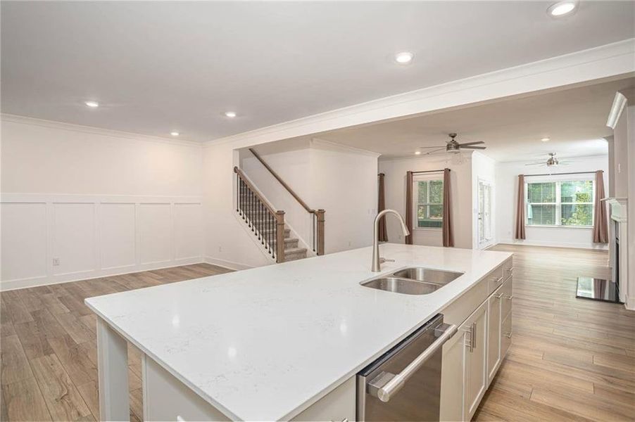 Furnished interior view inside a new home in , Canton (Image 16).