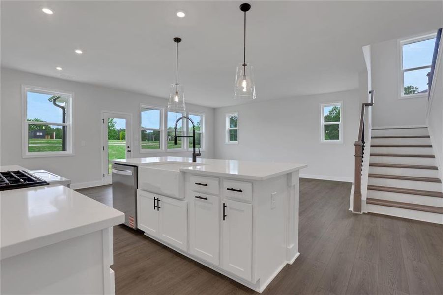 Furnished interior view inside a new home in Easton Walk, Lawrenceville (Image 11).