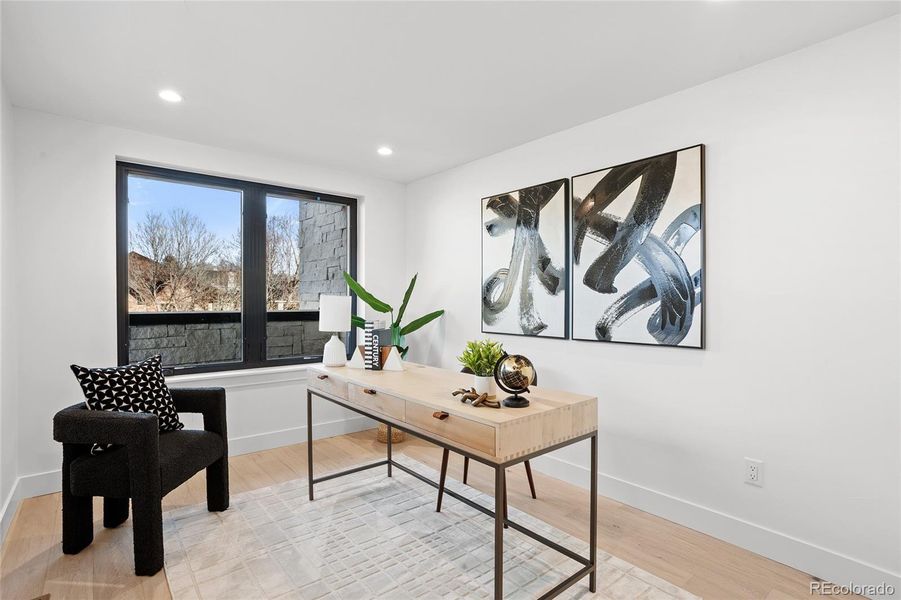 Furnished interior view inside a new home in , Denver (Image 29).