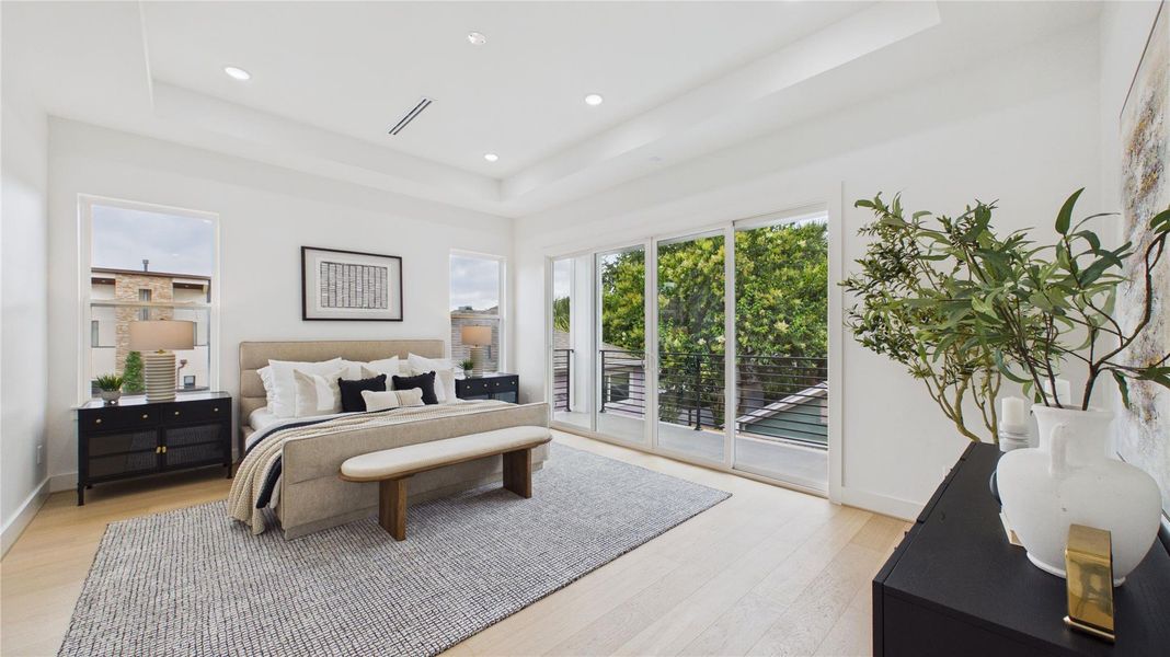 Furnished interior view inside a new home in , Houston (Image 15).