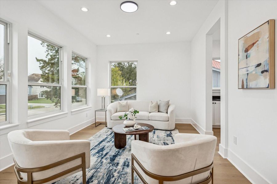 Furnished interior view inside a new home in , Bellaire (Image 31).