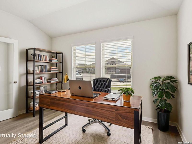 Furnished interior view inside a new home in Legendary Trails - Classic Series, Cibolo (Image 6). Furnished interior view inside a new home in Legendary Trails - Classic Series, Cibolo (Image 6).