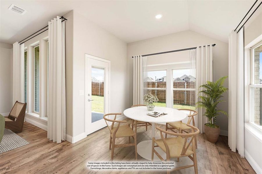 Furnished interior view inside a new home in Sunset Ridge, Alvarado (Image 14).