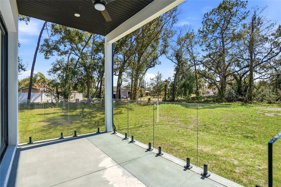 Exterior details and patio area of a home in , Tampa (Image 38).