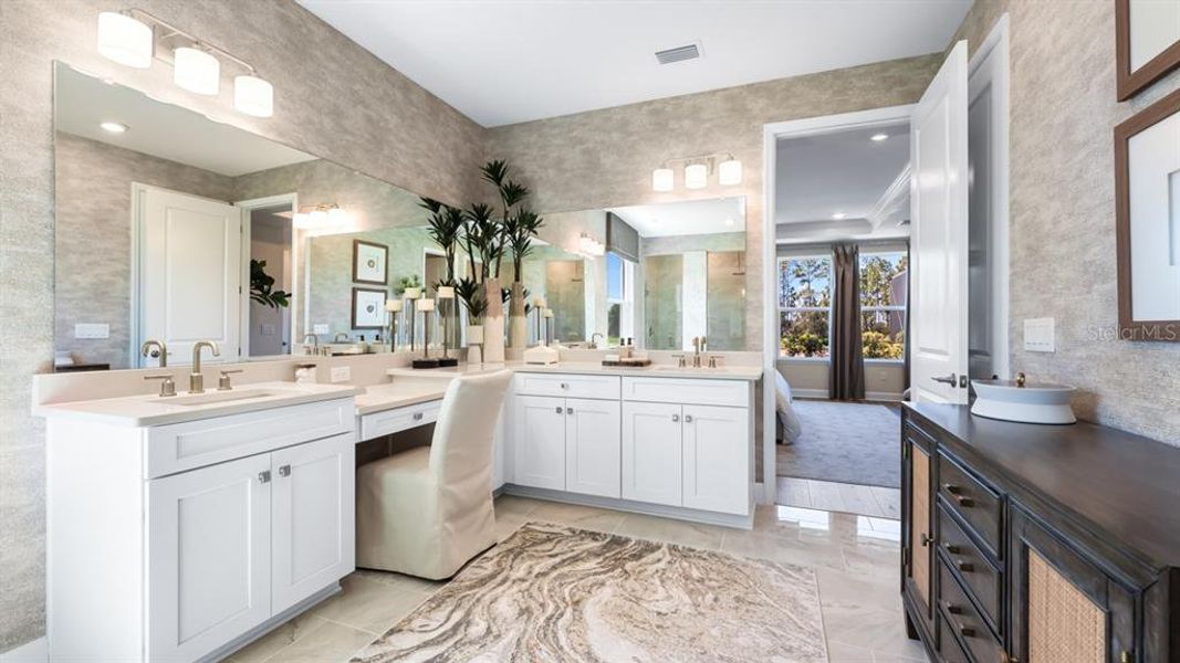 Furnished interior view inside a new home in Hammock at Two Rivers, Zephyrhills (Image 15).