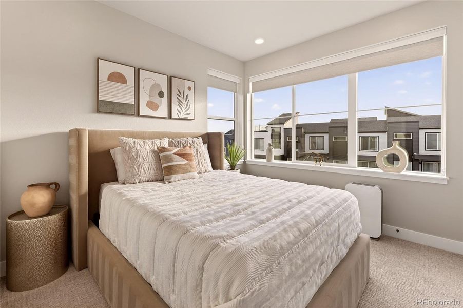 Furnished interior view inside a new home in Baseline, Broomfield (Image 25).