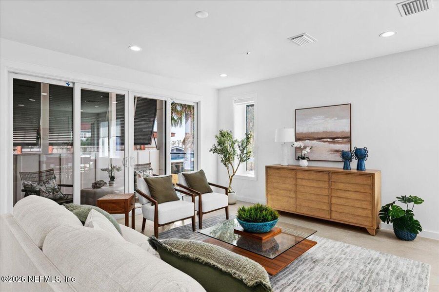 Furnished interior view inside a new home in , Jacksonville Beach (Image 7).