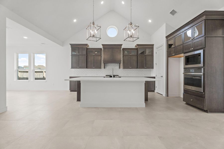 Furnished interior view inside a new home in Westland Ranch - 70' Homesites, League City (Image 12).