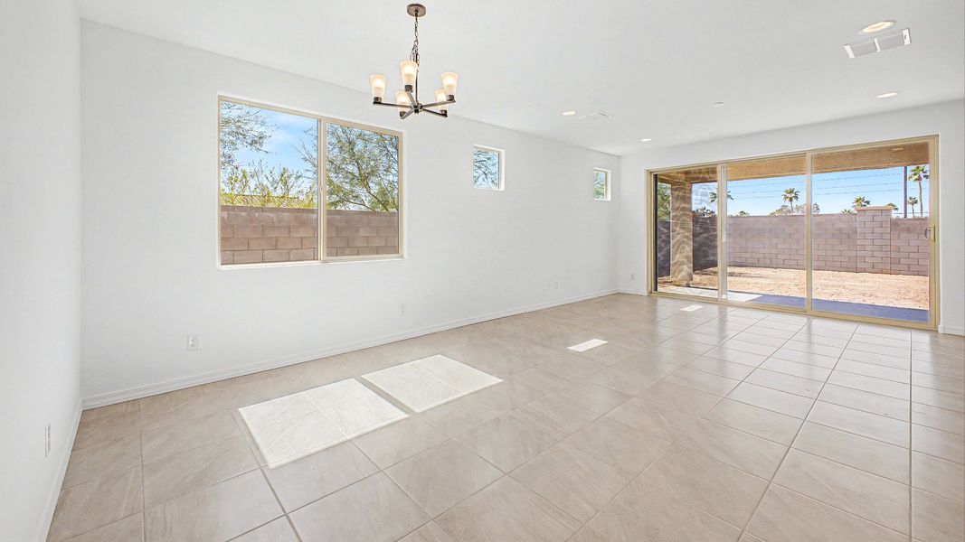 Furnished interior view inside a new home in Castillo at Anderson Parc, Buckeye (Image 10).