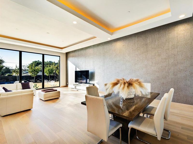 Furnished interior view inside a new home in , Dallas (Image 11).