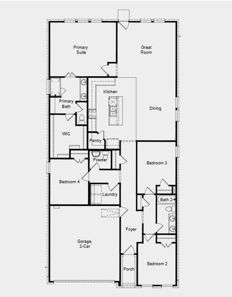 Structural options added include: Covered patio, 8' entry doors and pop-up ceiling in family room and primary bathroom.