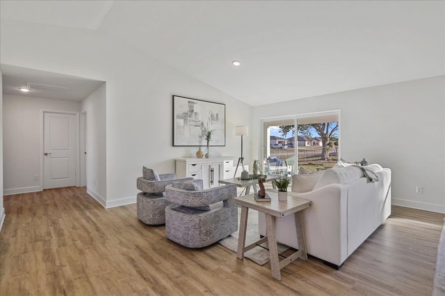 Representative furnished interior of a home built from the The Sunset Harbor by Sunlife Homes LLC in Port Charlotte, Port Charlotte (Image 11).