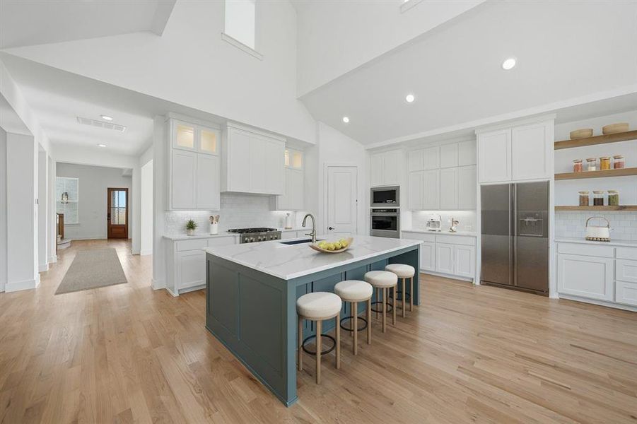 Furnished interior view inside a new home in , Prosper (Image 16). Furnished interior view inside a new home in , Prosper (Image 16).