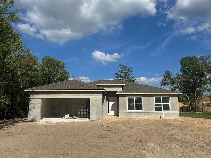 Front of the home Front of the home