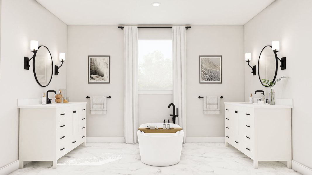 Representative furnished interior of a home built from the Mykonos by K. Hovnanian® Homes in Monterra, Rockwall (Image 10). Representative furnished interior of a home built from the Mykonos by K. Hovnanian® Homes in Monterra, Rockwall (Image 10).