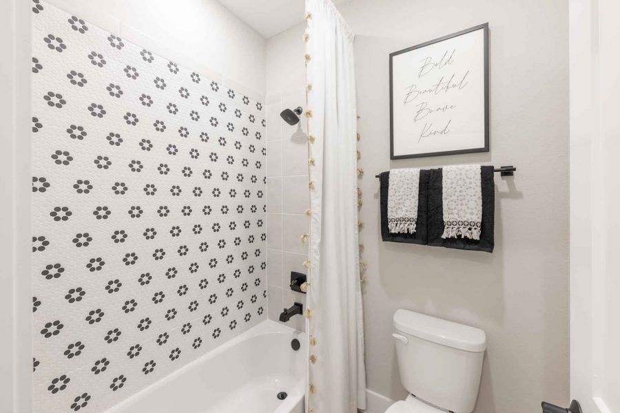 Representative furnished interior of a home built from the Barnhart by Tri Pointe Homes in Amethyst at Azalea Trails, Cypress (Image 44).