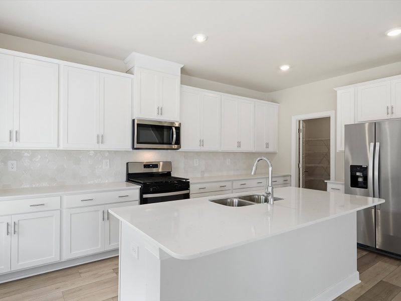 Furnished interior view inside a new home in Southwell Commons, Anderson (Image 4).