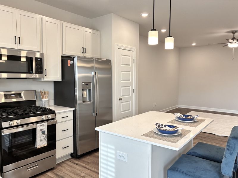 Furnished interior view inside a new home in Reidville Town Center, Reidville (Image 10).