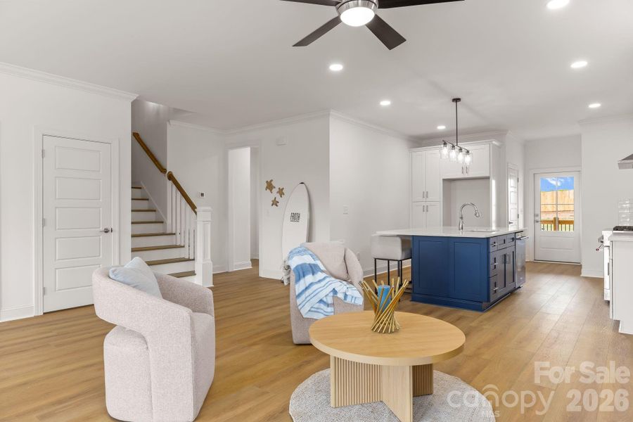 Furnished interior view inside a new home in , Denver (Image 11).