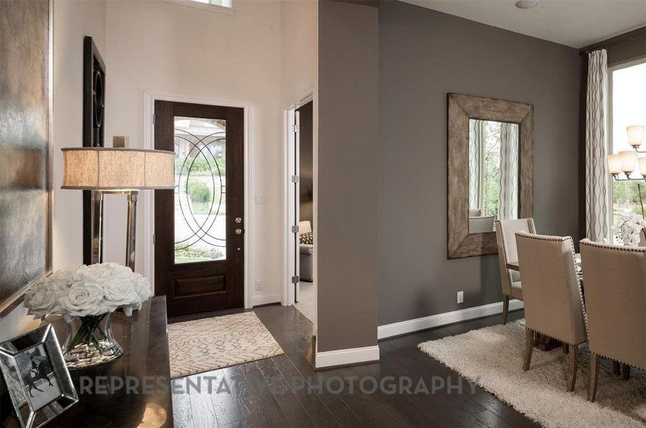 Furnished interior view inside a new home in Star Trail: 65ft. lots, Prosper (Image 13). Furnished interior view inside a new home in Star Trail: 65ft. lots, Prosper (Image 13).