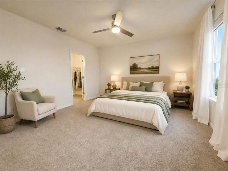 Furnished interior view inside a new home in Rivers Edge, Edgewater (Image 7).