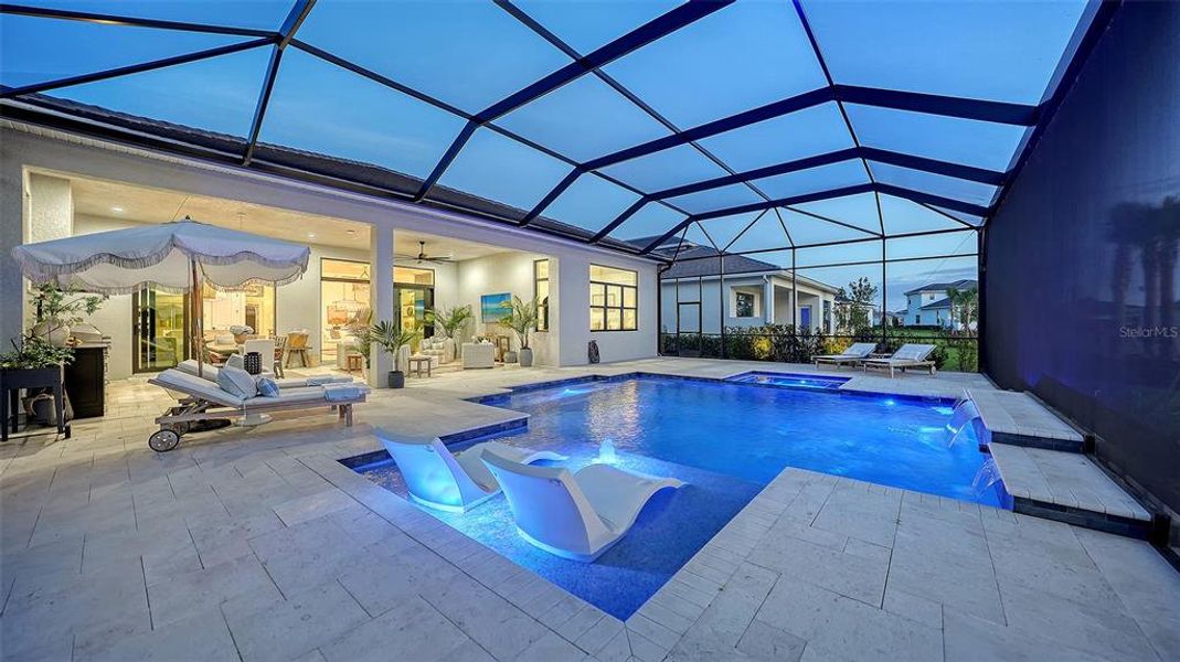 Exterior details and patio area of a home in , Sarasota (Image 34).