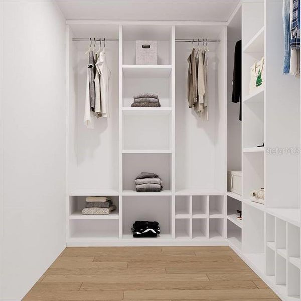 Primary BR Walk-in closet